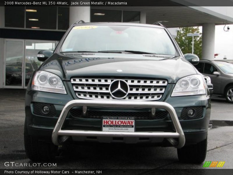 Jade Green Metallic / Macadamia 2008 Mercedes-Benz ML 350 4Matic