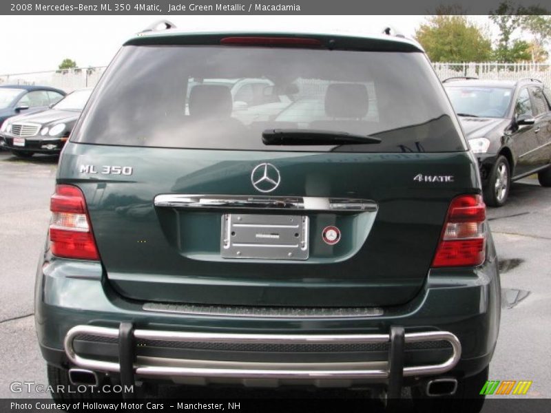 Jade Green Metallic / Macadamia 2008 Mercedes-Benz ML 350 4Matic