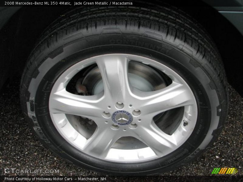 Jade Green Metallic / Macadamia 2008 Mercedes-Benz ML 350 4Matic