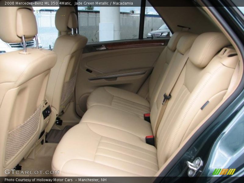 Jade Green Metallic / Macadamia 2008 Mercedes-Benz ML 350 4Matic