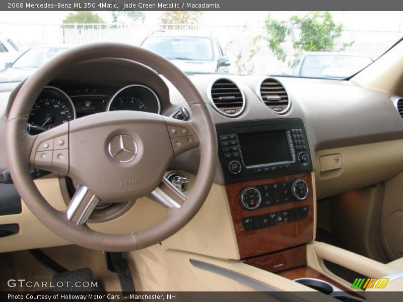 Jade Green Metallic / Macadamia 2008 Mercedes-Benz ML 350 4Matic