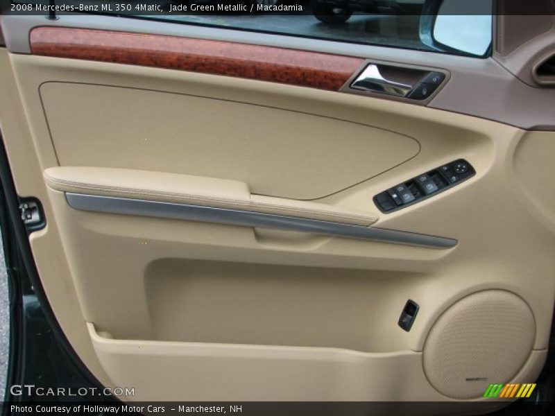 Jade Green Metallic / Macadamia 2008 Mercedes-Benz ML 350 4Matic