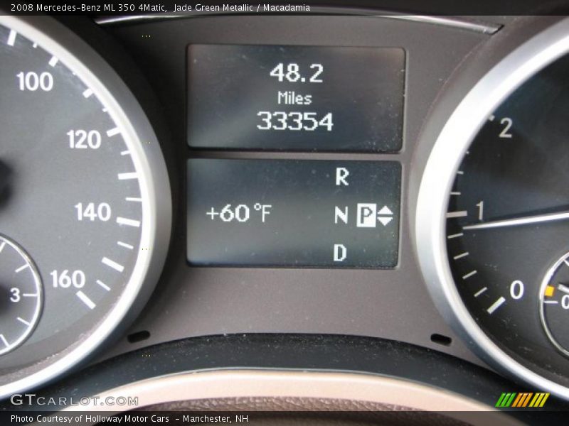 Jade Green Metallic / Macadamia 2008 Mercedes-Benz ML 350 4Matic