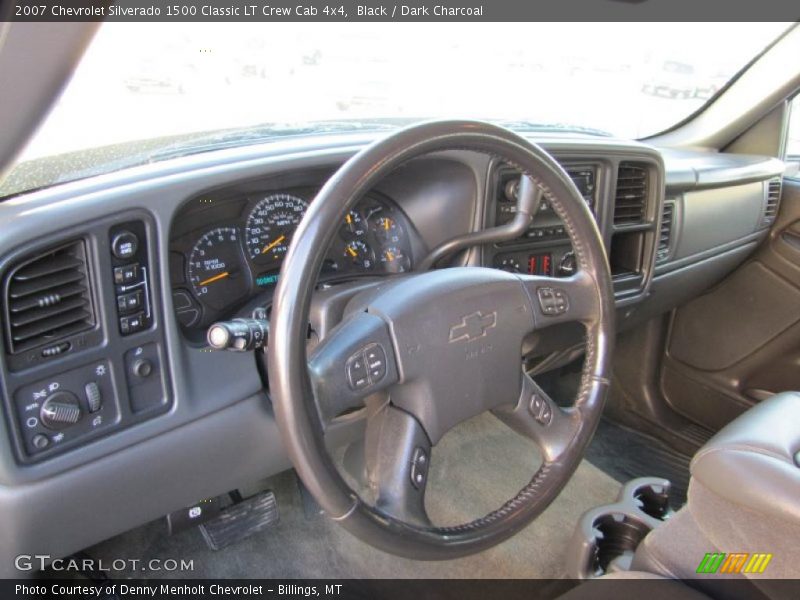 Black / Dark Charcoal 2007 Chevrolet Silverado 1500 Classic LT Crew Cab 4x4