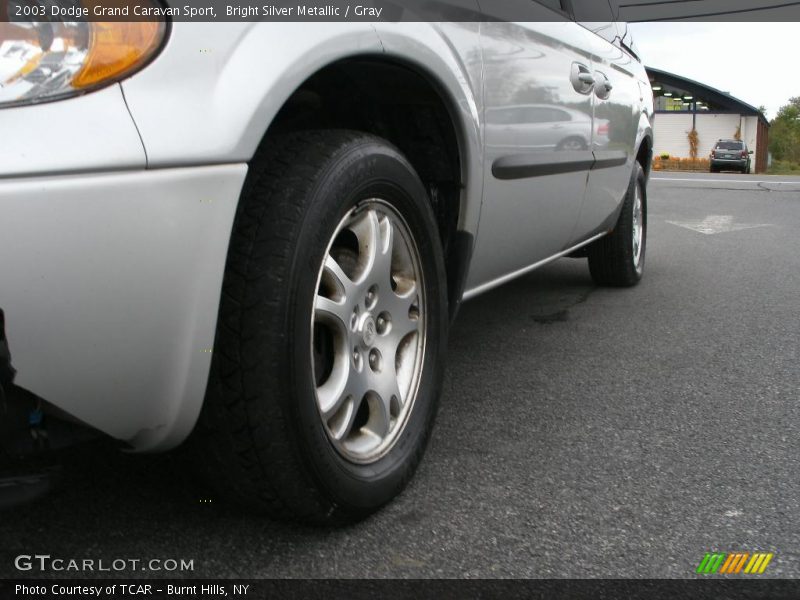 Bright Silver Metallic / Gray 2003 Dodge Grand Caravan Sport