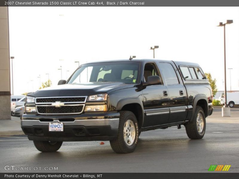 Black / Dark Charcoal 2007 Chevrolet Silverado 1500 Classic LT Crew Cab 4x4