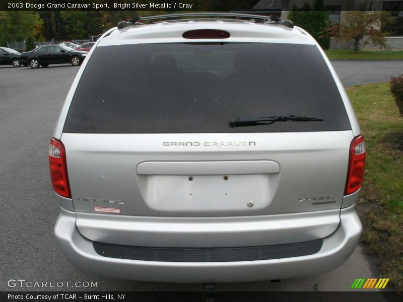 Bright Silver Metallic / Gray 2003 Dodge Grand Caravan Sport