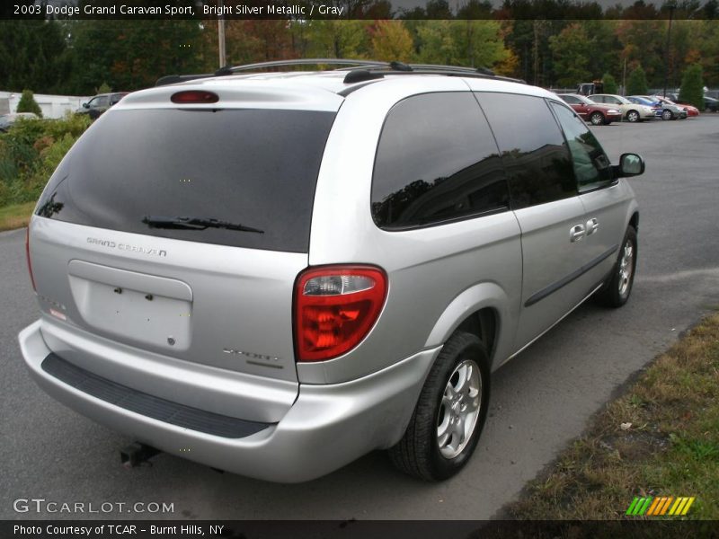 Bright Silver Metallic / Gray 2003 Dodge Grand Caravan Sport