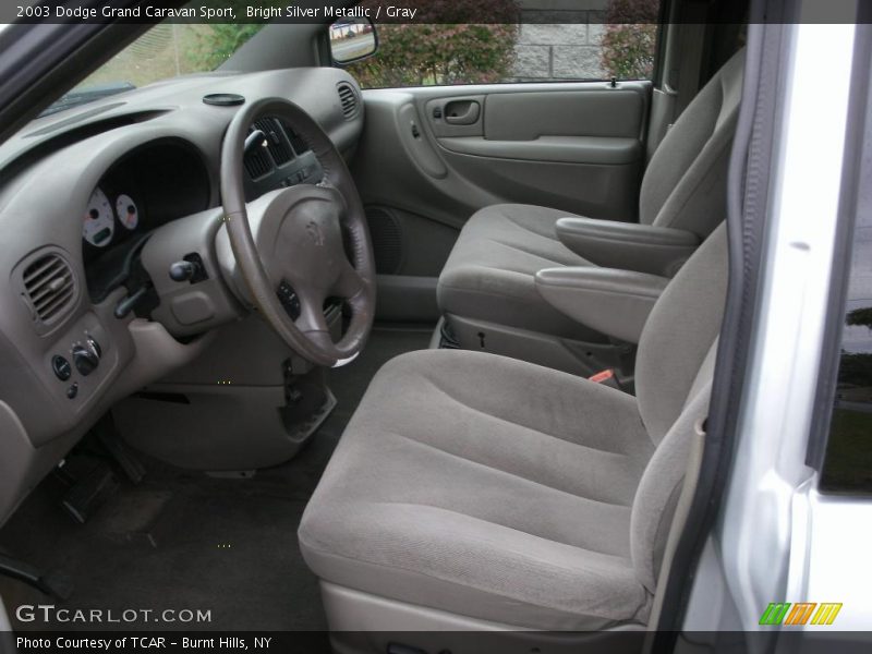Bright Silver Metallic / Gray 2003 Dodge Grand Caravan Sport