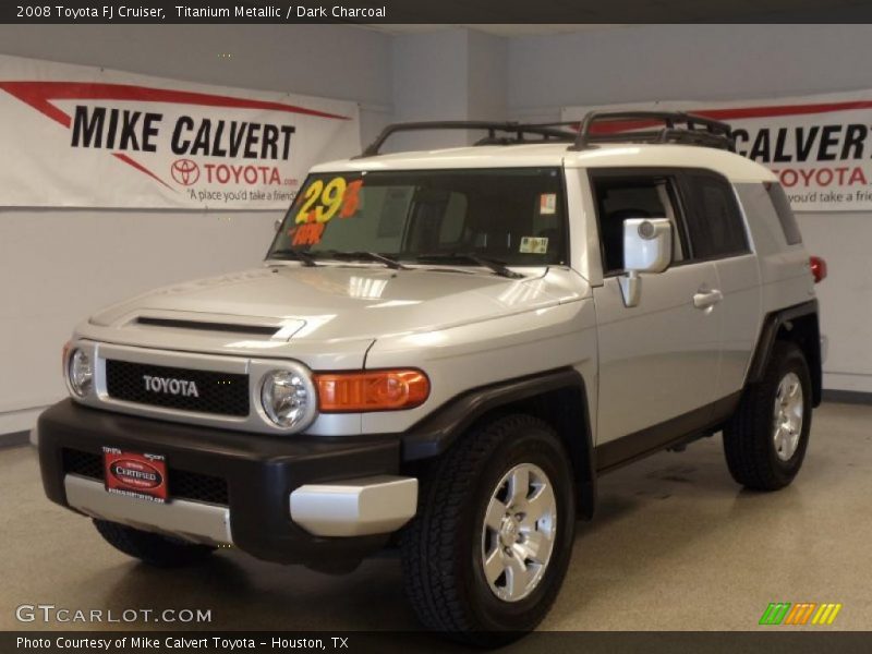 Titanium Metallic / Dark Charcoal 2008 Toyota FJ Cruiser
