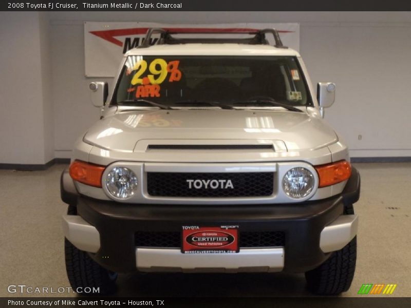 Titanium Metallic / Dark Charcoal 2008 Toyota FJ Cruiser