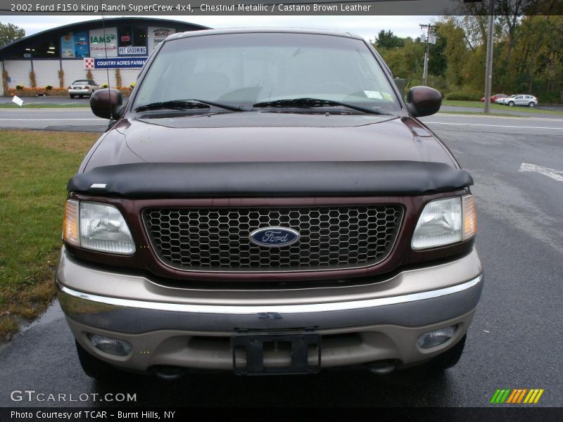 Chestnut Metallic / Castano Brown Leather 2002 Ford F150 King Ranch SuperCrew 4x4