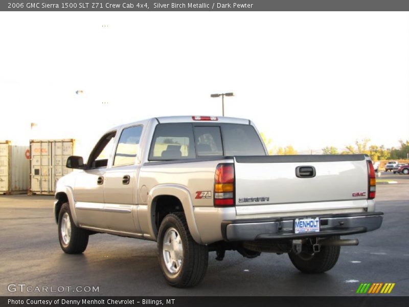 Silver Birch Metallic / Dark Pewter 2006 GMC Sierra 1500 SLT Z71 Crew Cab 4x4