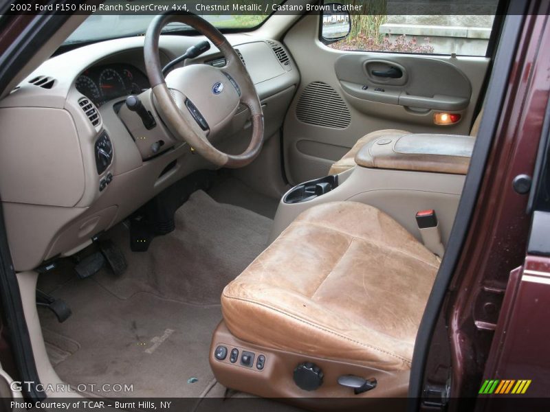 Chestnut Metallic / Castano Brown Leather 2002 Ford F150 King Ranch SuperCrew 4x4