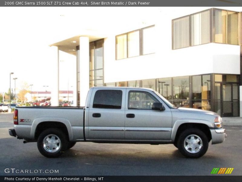 Silver Birch Metallic / Dark Pewter 2006 GMC Sierra 1500 SLT Z71 Crew Cab 4x4