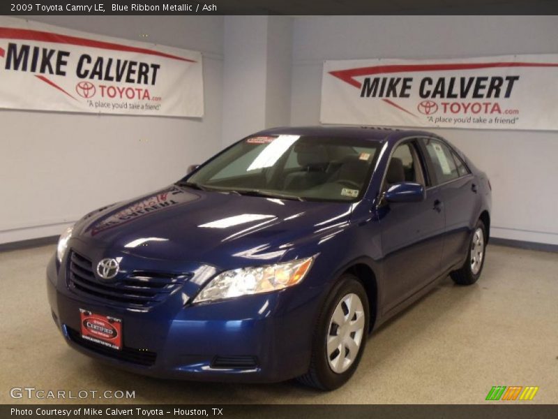 Blue Ribbon Metallic / Ash 2009 Toyota Camry LE