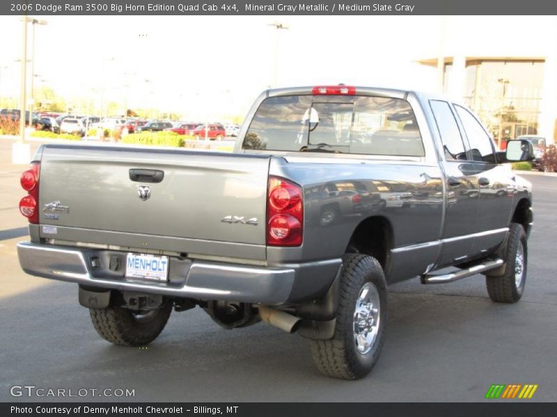 Mineral Gray Metallic / Medium Slate Gray 2006 Dodge Ram 3500 Big Horn Edition Quad Cab 4x4