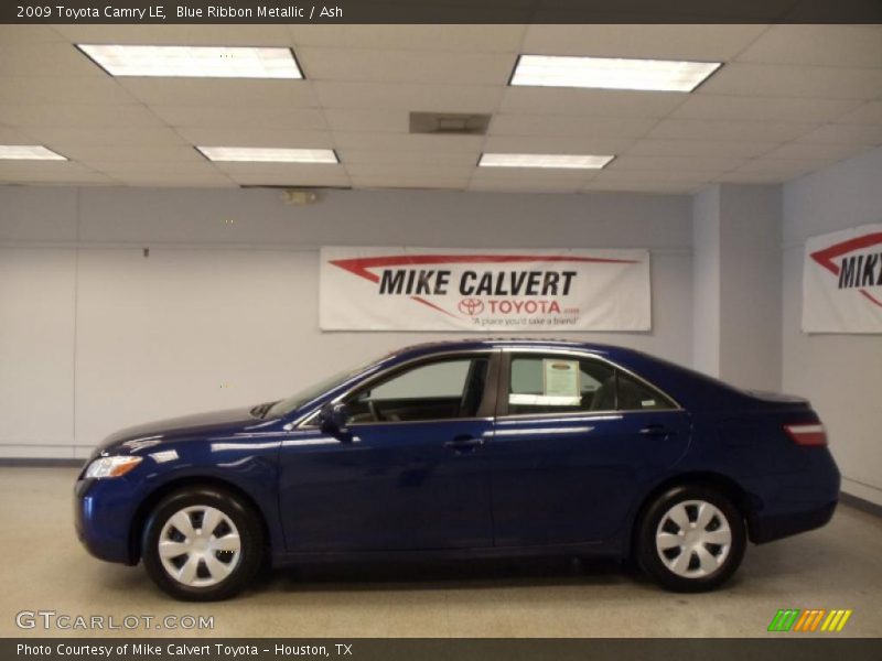 Blue Ribbon Metallic / Ash 2009 Toyota Camry LE