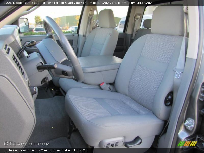 Mineral Gray Metallic / Medium Slate Gray 2006 Dodge Ram 3500 Big Horn Edition Quad Cab 4x4
