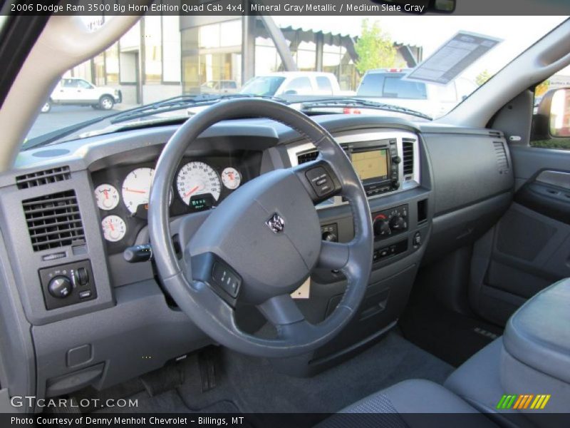 Mineral Gray Metallic / Medium Slate Gray 2006 Dodge Ram 3500 Big Horn Edition Quad Cab 4x4