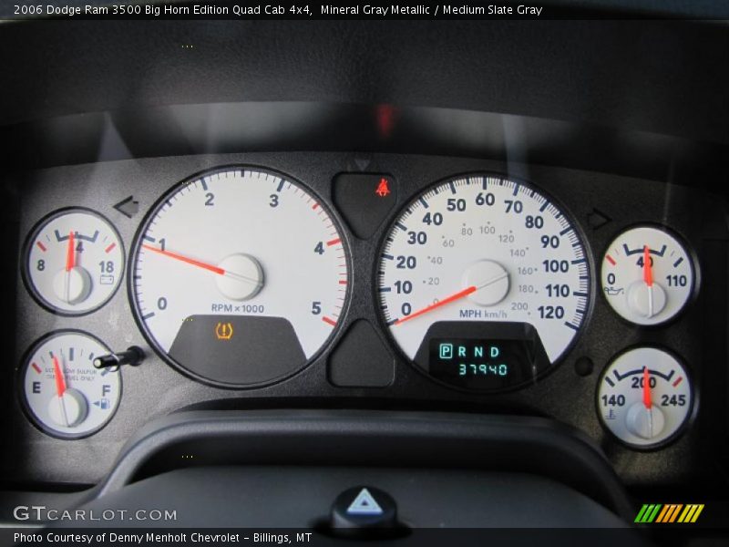 Mineral Gray Metallic / Medium Slate Gray 2006 Dodge Ram 3500 Big Horn Edition Quad Cab 4x4