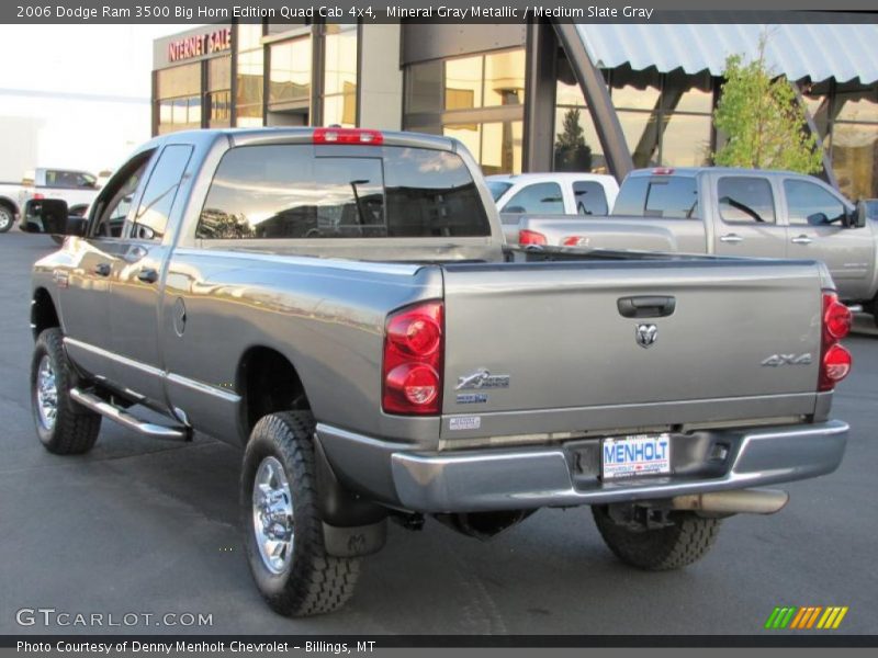 Mineral Gray Metallic / Medium Slate Gray 2006 Dodge Ram 3500 Big Horn Edition Quad Cab 4x4