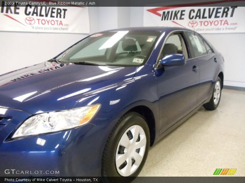 Blue Ribbon Metallic / Ash 2009 Toyota Camry LE