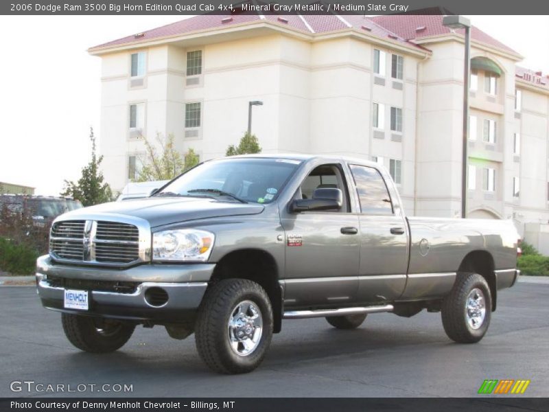 Mineral Gray Metallic / Medium Slate Gray 2006 Dodge Ram 3500 Big Horn Edition Quad Cab 4x4