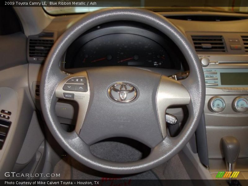 Blue Ribbon Metallic / Ash 2009 Toyota Camry LE