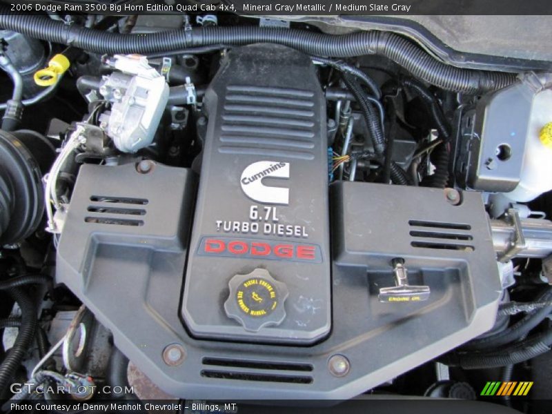  2006 Ram 3500 Big Horn Edition Quad Cab 4x4 Engine - 5.9L 24V HO Cummins Turbo Diesel I6