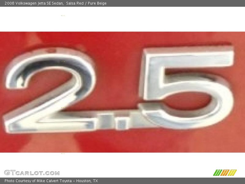 Salsa Red / Pure Beige 2008 Volkswagen Jetta SE Sedan