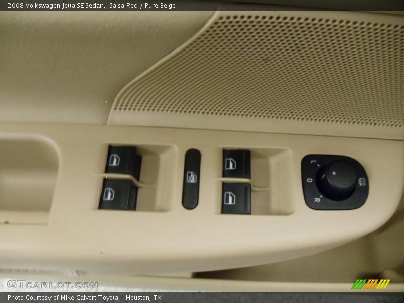 Salsa Red / Pure Beige 2008 Volkswagen Jetta SE Sedan
