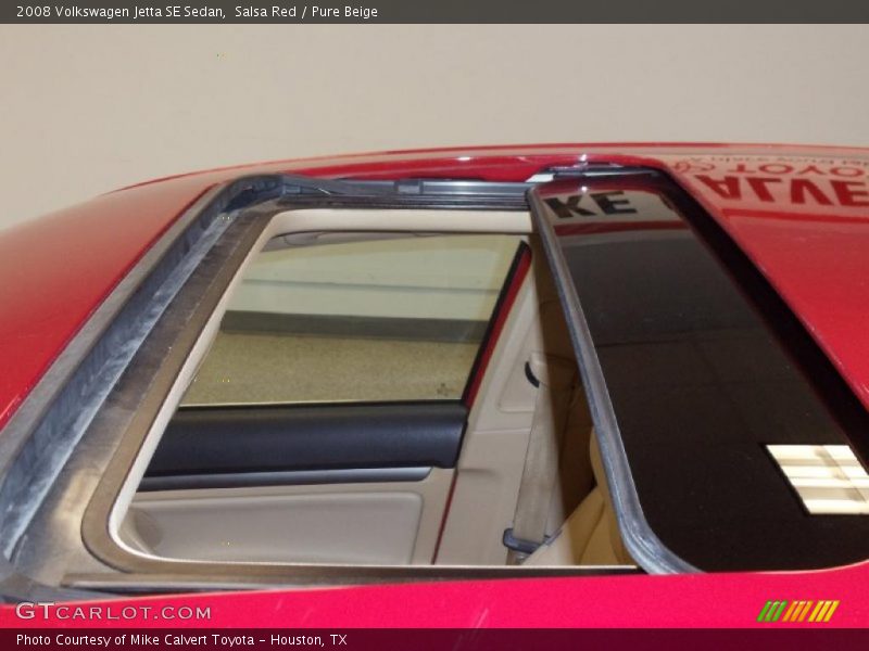 Salsa Red / Pure Beige 2008 Volkswagen Jetta SE Sedan
