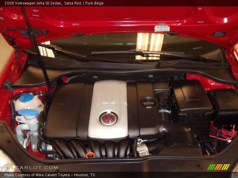 Salsa Red / Pure Beige 2008 Volkswagen Jetta SE Sedan
