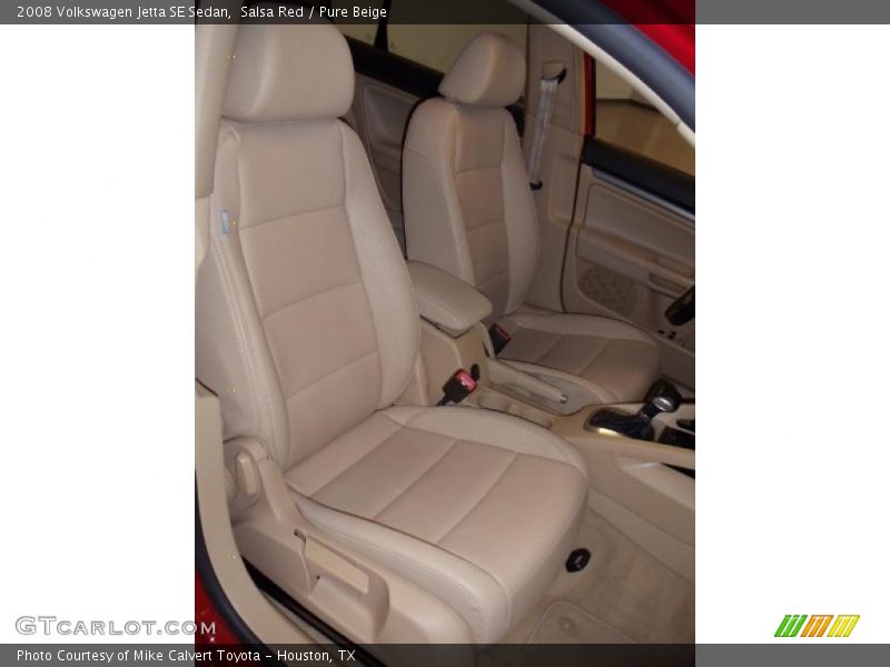 Salsa Red / Pure Beige 2008 Volkswagen Jetta SE Sedan