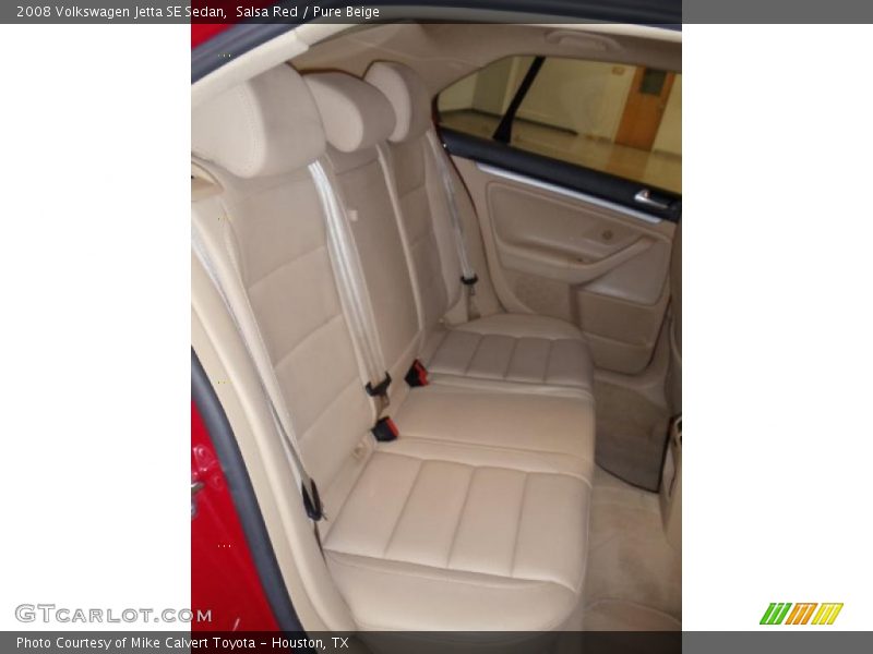 Salsa Red / Pure Beige 2008 Volkswagen Jetta SE Sedan