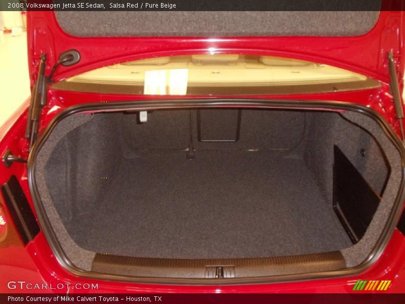 Salsa Red / Pure Beige 2008 Volkswagen Jetta SE Sedan