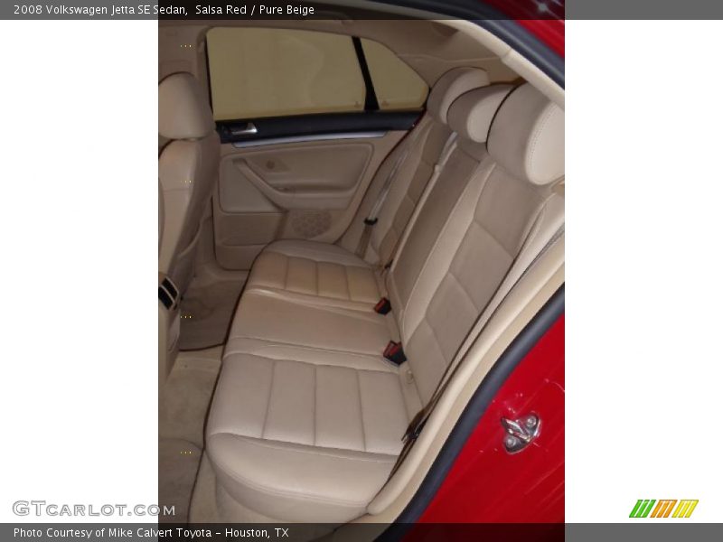 Salsa Red / Pure Beige 2008 Volkswagen Jetta SE Sedan