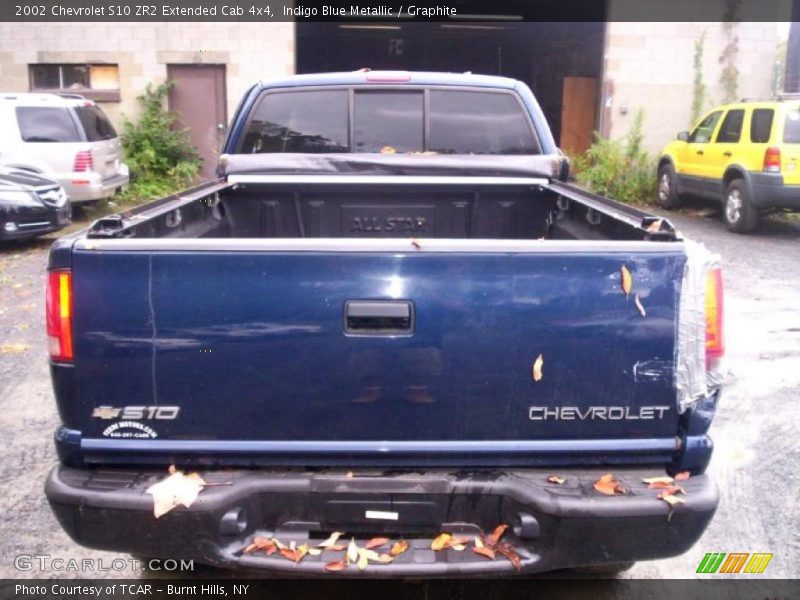 Indigo Blue Metallic / Graphite 2002 Chevrolet S10 ZR2 Extended Cab 4x4