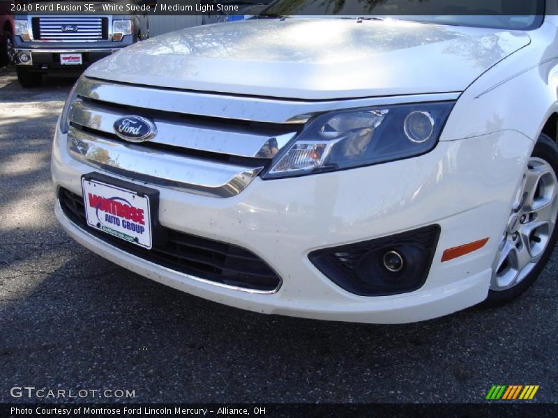 White Suede / Medium Light Stone 2010 Ford Fusion SE