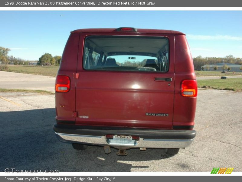 Director Red Metallic / Mist Gray 1999 Dodge Ram Van 2500 Passenger Conversion