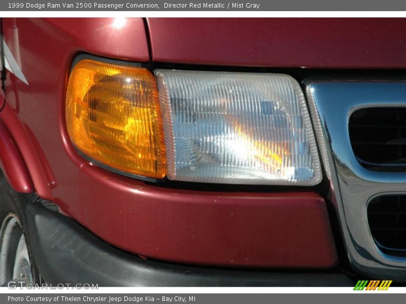 Director Red Metallic / Mist Gray 1999 Dodge Ram Van 2500 Passenger Conversion