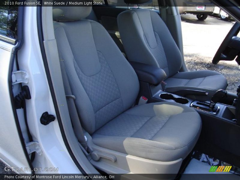 White Suede / Medium Light Stone 2010 Ford Fusion SE