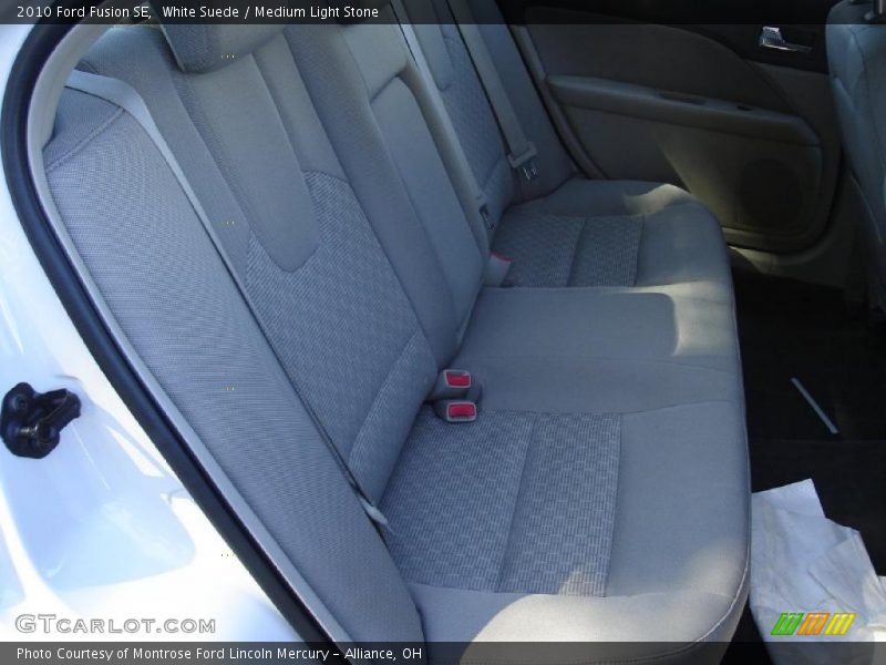 White Suede / Medium Light Stone 2010 Ford Fusion SE