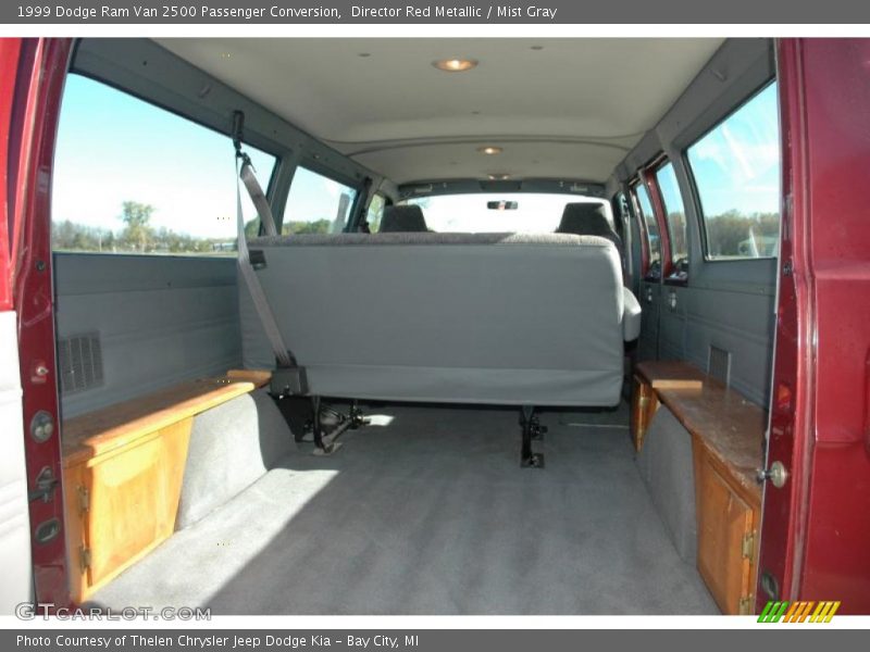 Director Red Metallic / Mist Gray 1999 Dodge Ram Van 2500 Passenger Conversion