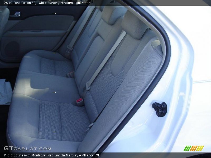 White Suede / Medium Light Stone 2010 Ford Fusion SE