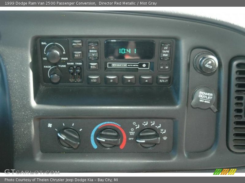 Director Red Metallic / Mist Gray 1999 Dodge Ram Van 2500 Passenger Conversion