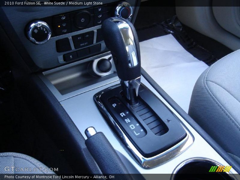 White Suede / Medium Light Stone 2010 Ford Fusion SE