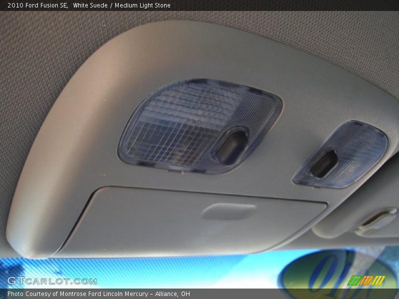 White Suede / Medium Light Stone 2010 Ford Fusion SE