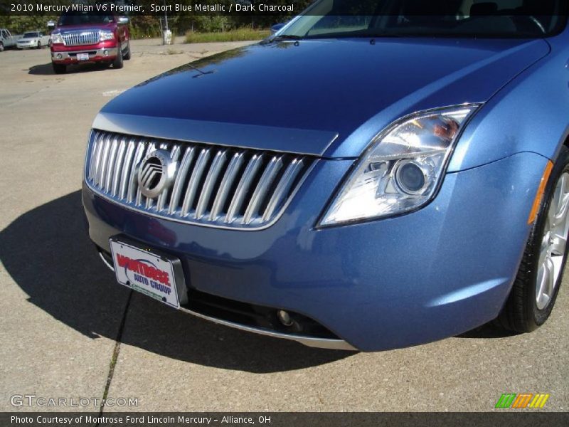 Sport Blue Metallic / Dark Charcoal 2010 Mercury Milan V6 Premier